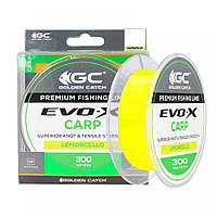 Волосінь Golden Catch Evo-X Carp 300м 0.286 мм 18,1lb Lemoncello (3KB1894)