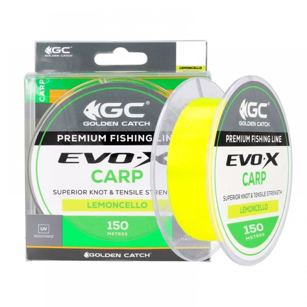 Волосінь Golden Catch Evo-X Carp 300м 0.309мм 20,9lb Lemoncello (3KB1896)