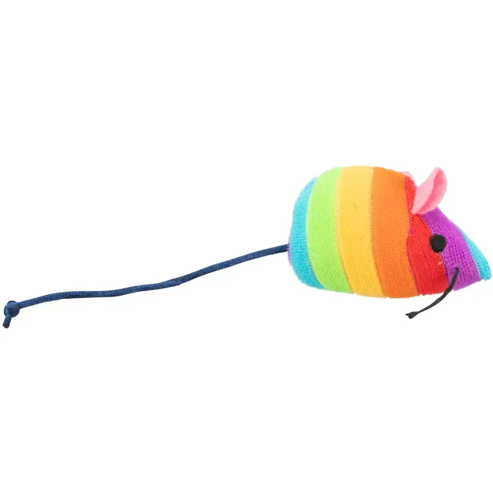 Trixie TX-41112 Іграшка Trixie Миша плюшева з котячою м'ятою 7 см - колір в асортименті