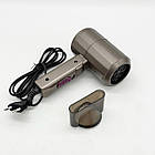 Фен для волосся з концентратором 3000Вт, Crownberg CB-2315 / Складний фен для сушіння волосся / Фен сушка для волосся, фото 8