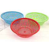 Миска друшляк 24 см пластикова, фото 5