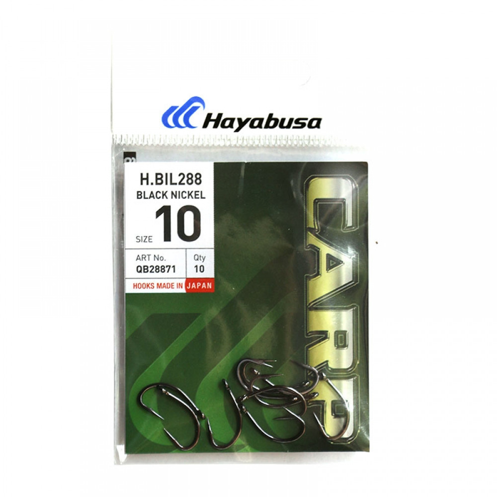 Крючок Hayabusa Carp H.BIL288 BN №10 (10шт) (3KB5031)