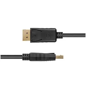 Кабель мультимедійний ProLogix (PR-DP-DP-P-03-30-1m) DisplayPort-DisplayPort V1.2, 1м, фото 3