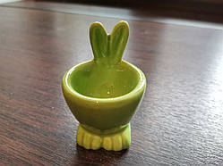 Підставка для яйця Кролик колір зелений