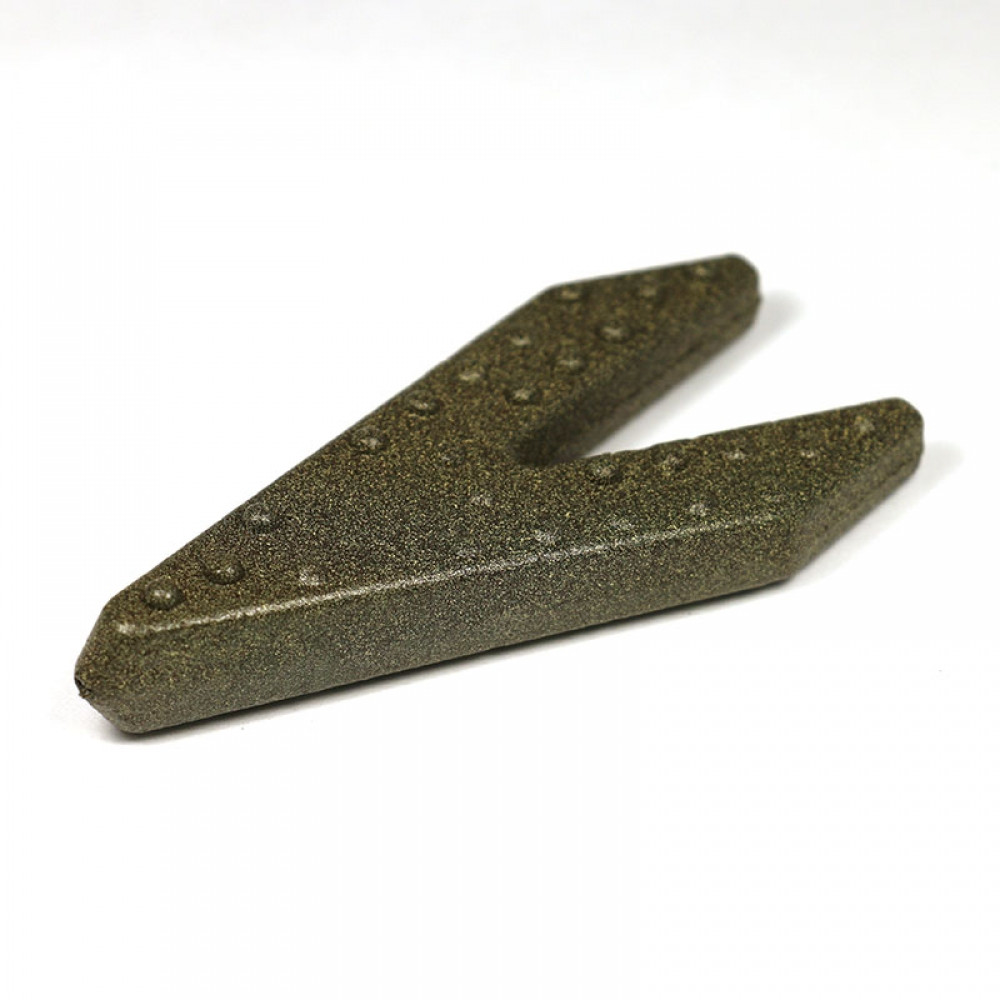 Грузило коропове 3KBaits Ластівчин хвіст зелене 90 г (3KB5136)