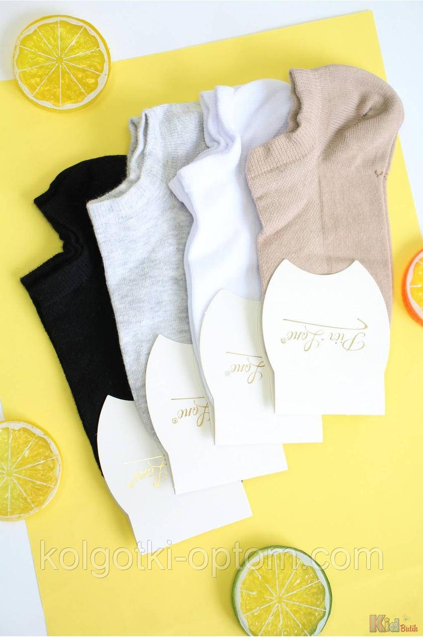 ОПТОМ Носки однотонні короткі для дівчинки р.35-40 (24-26(38-40) см.)  Pier Lone 8681105081181, фото 1