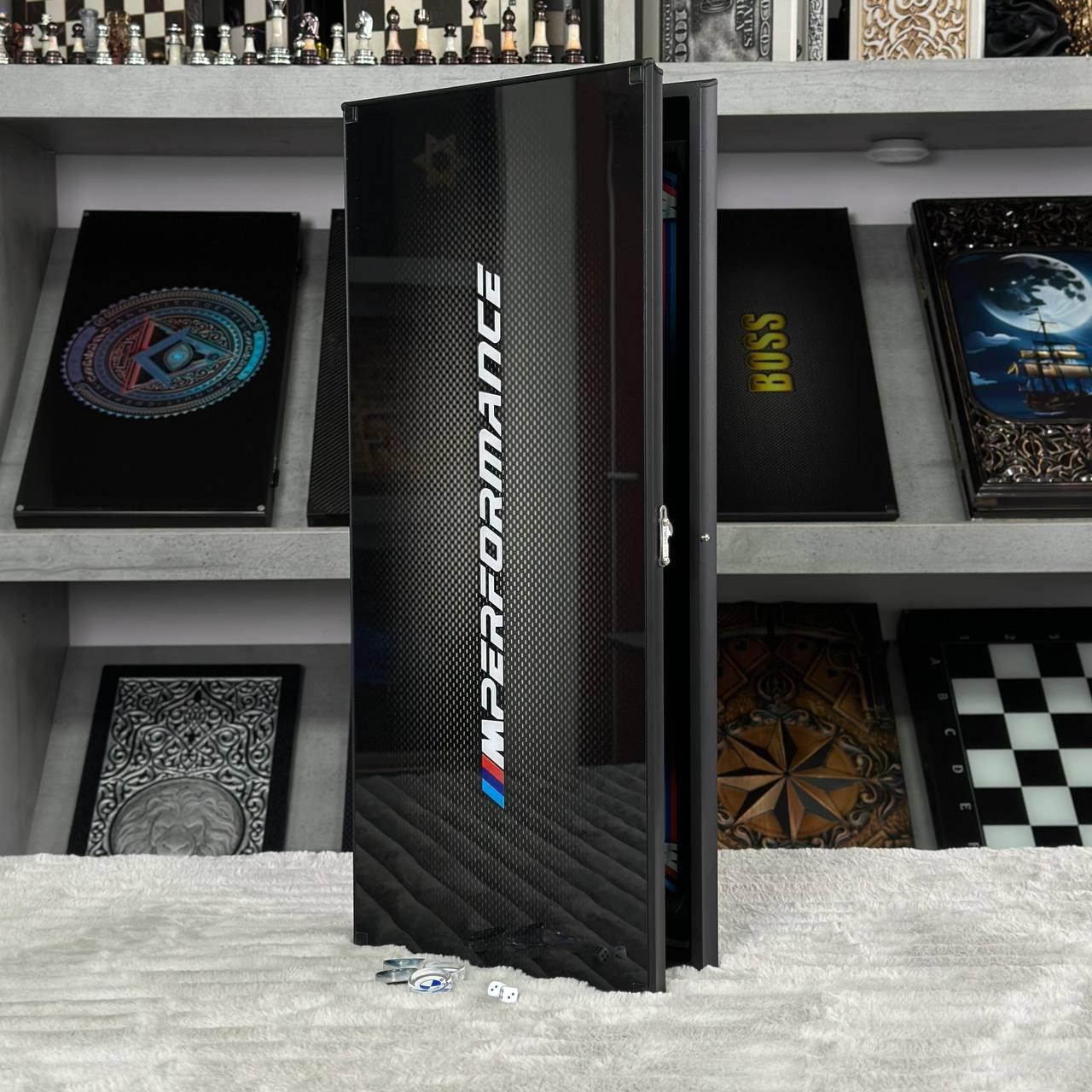 Нарди зі скла BMW M Performance 61х27х5см, фото 1