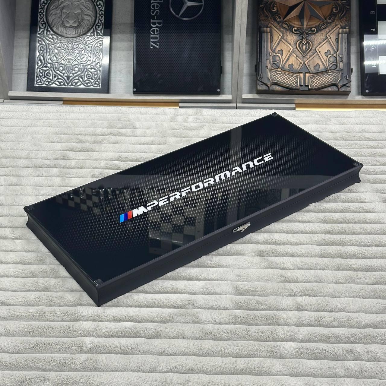 Нарди зі скла, BMW M Performance, 61×27×5 см, арт. 250087