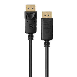 Кабель мультимедійний Display Port to Display Port 3.0m Vinga (VCPDPMM3BK), фото 3