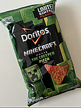 Чіпси Doritos Minecraft Movie Flavours The Creeper Pizza Limited Edition 180г, фото 4