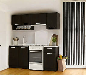 Біла кухня 1.8м зі стільницею, сучасний кухонний гарнітур 180 см Opendoors