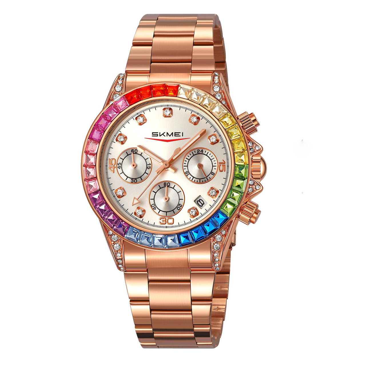 Skmei 2352RGSI Rose Gold-Silver, фото 1
