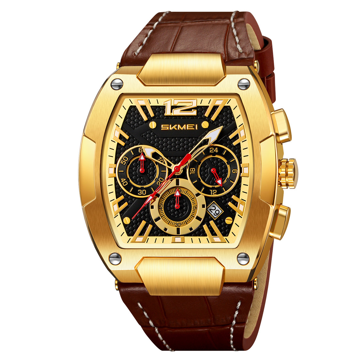 Skmei 9357GDBN Gold-Brown, фото 1