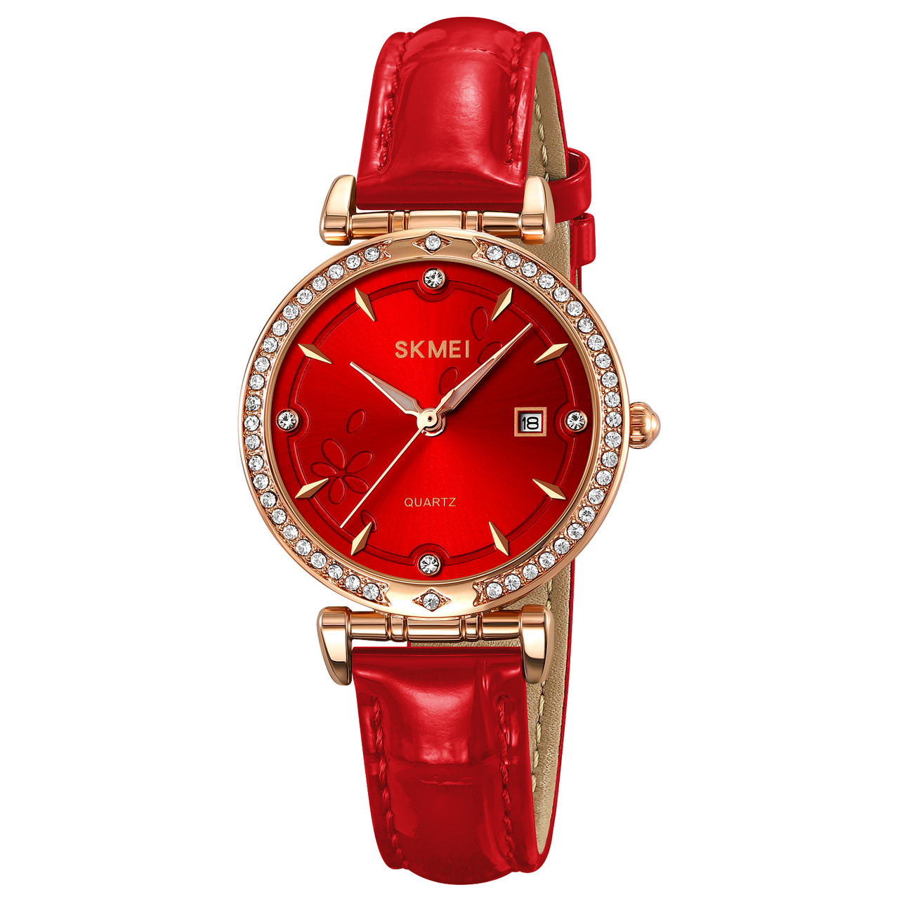 Skmei 2169RGRD Rose Gold-Red, фото 1