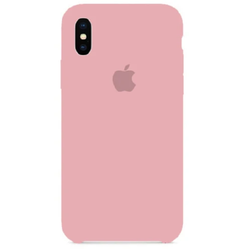 Чохол SIlicone Case для iPhone XS Max protective matte cover pink