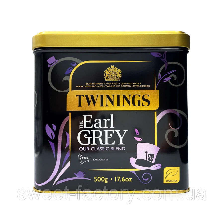 Чай Twinings Earl Grey Loose Tea Caddy 500g