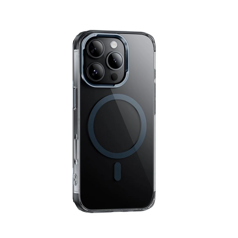 Чохол для телефону HOCO для iPhone 16 Pro Max Vip magnetic protective case (AS11) Прозорий з чорним