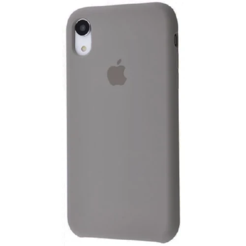 Чохол SIlicone Case для iPhone XR protective matte cover pebble