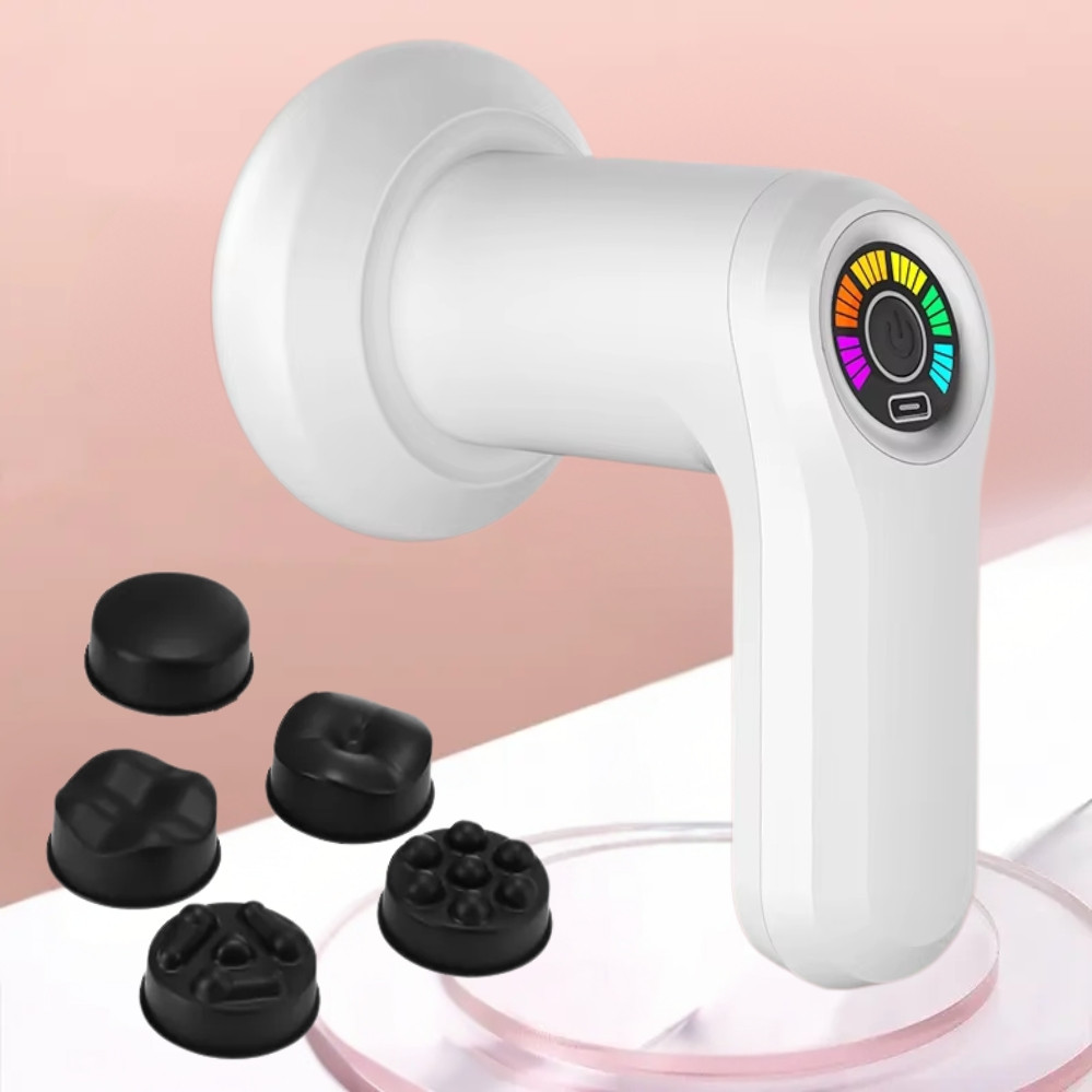 Акумуляторний ручний масажер Massager YX-720 для всього тіла бездротовий портативний з 5 насадками