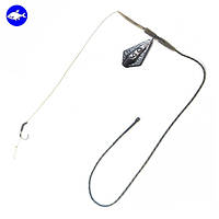 Карповий монтаж «Безпечна кліпса» з вантажем на лідкорі, під бойл