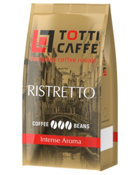 Кава TOTTI Caffe Ristretto в зернах 1 кг