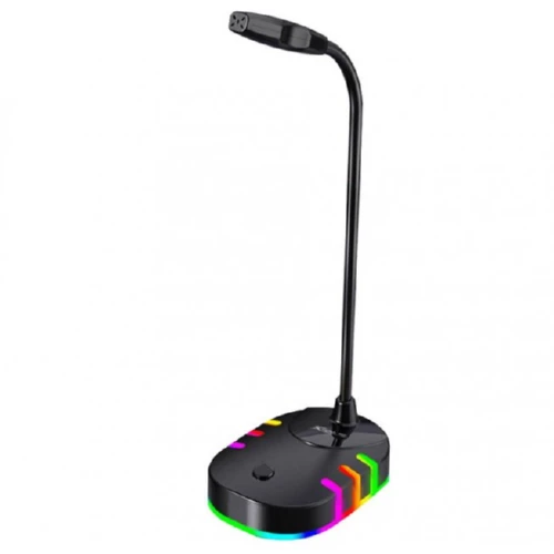 Мікрофон ігровий Xtrike XMC-02 з підсвічуванням RGB 6 х 5 мм Black