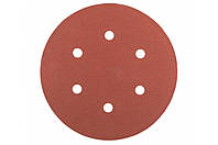Круглий шліфувальний лист Mastertool Р100 для ексцентрикових шліфмашок для дерева та металу 225 мм (5 шт.)
