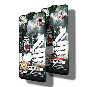 Захисне скло 2 шт CDK для Xiaomi Poco C65 | Full Glue 3D MO King Kong (017565) (black)