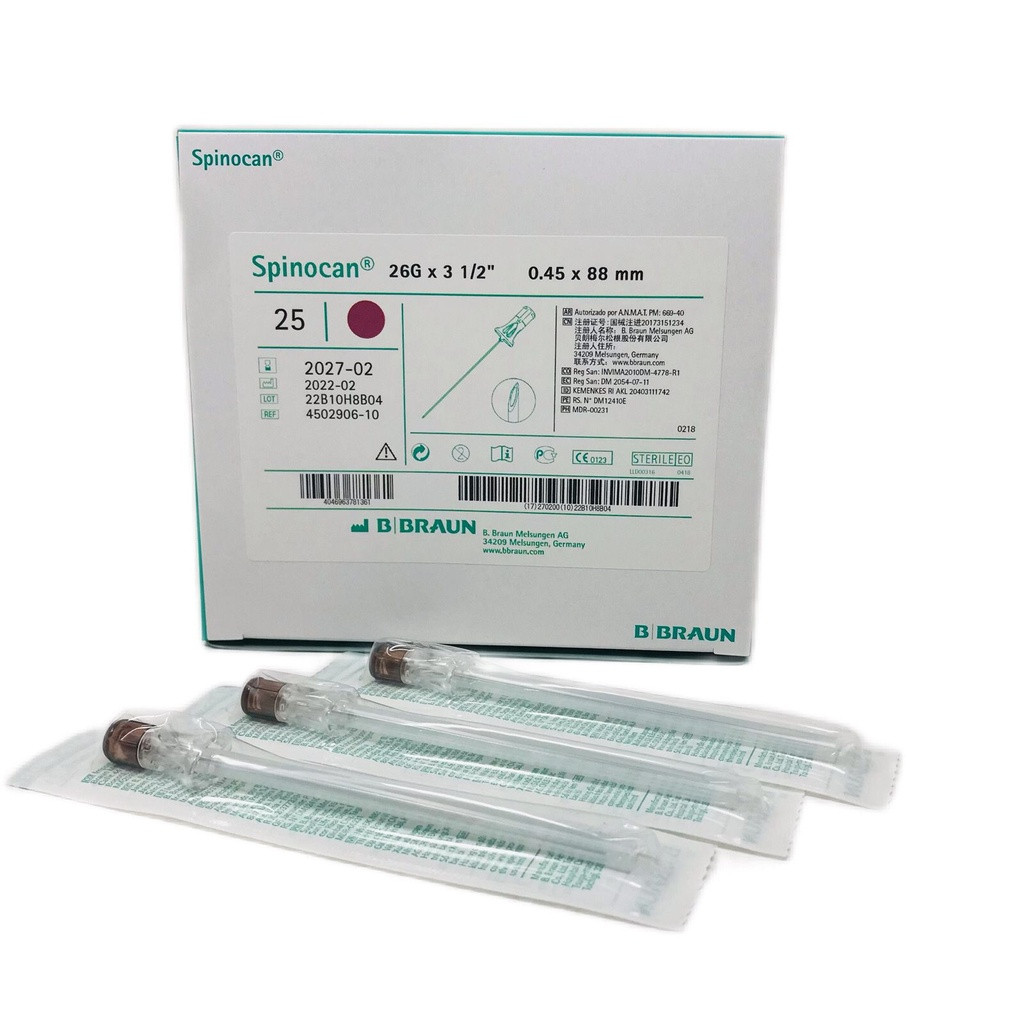 Голка спінальна Spinocan B.Braun 0.47*88 мм. G 26*3 1/2