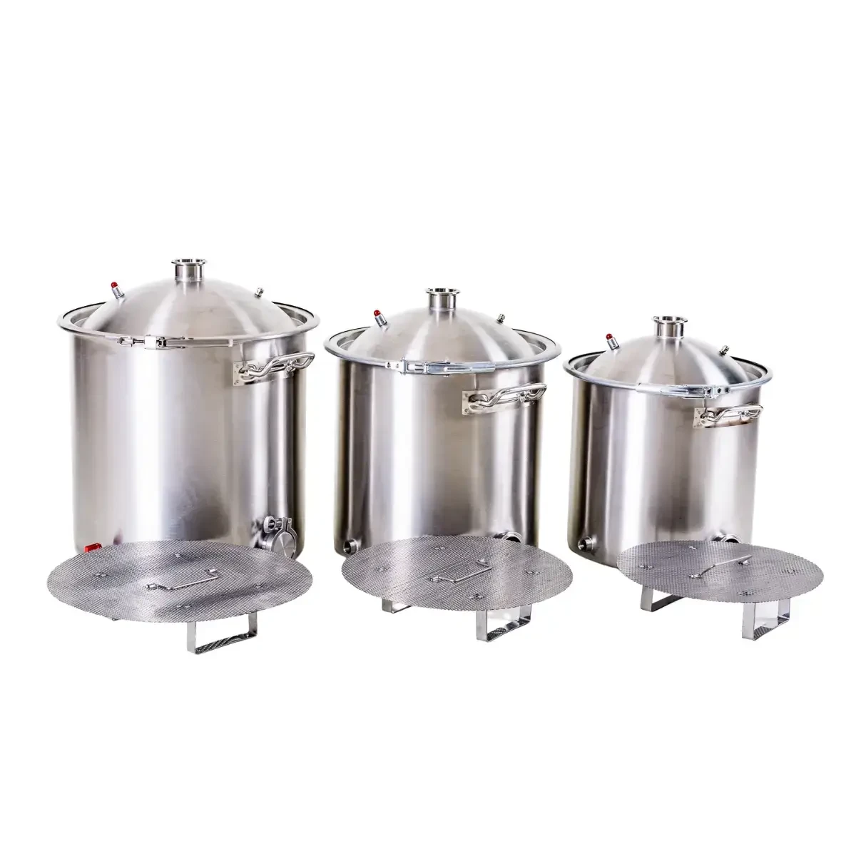 Перегінний куб 25л для побутового дистилятора з нержавіючої сталі з купольної кришкою