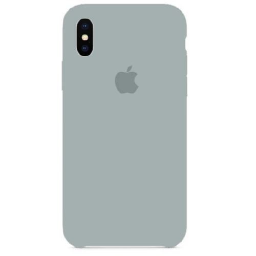 Чохол SIlicone Case для iPhone X/XS protective matte cover pewter