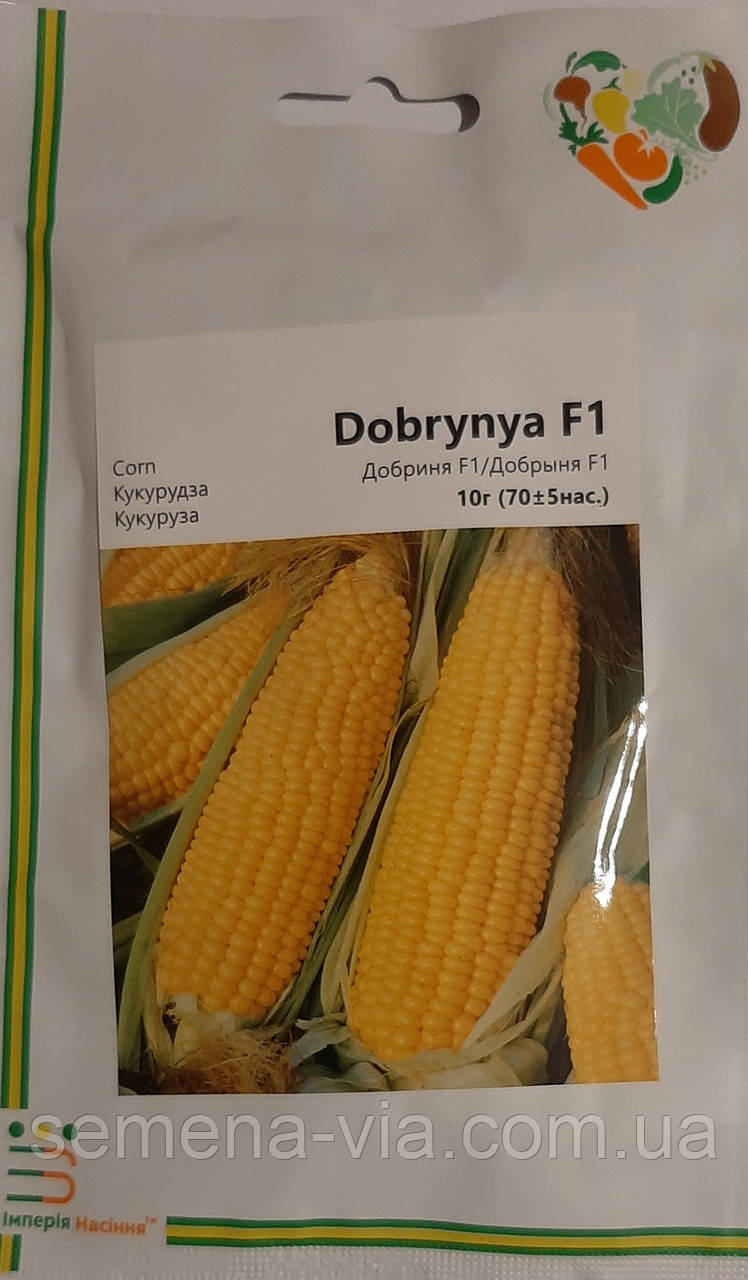 Кукурудза суперсолодка Добра F1 (вага 10 г.) ТМ Імперія насіння