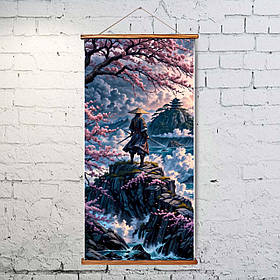 Гобелен Японський самурай, 30*60 см, OTM1036