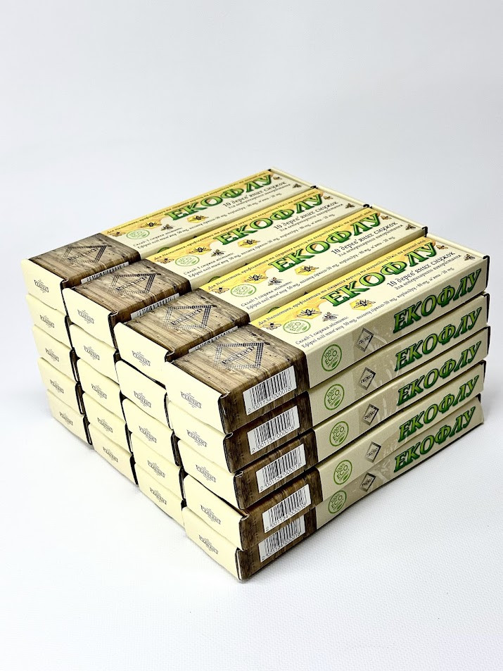 Екофлу (20 упаковок по 10 смужок), Україна