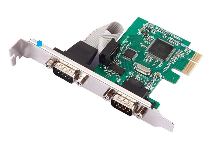 Контроллер PCI-Е=>RS232(9Pin)+RS232(9Pin), 2 порта, TX382B-2S