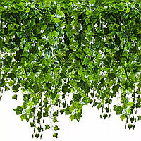 Искусственная лоза плюща Gardlov гирлянда 50,4 м для украшений свадьбы, дома, ресторана (19737)