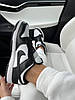 Жіночі кросівки Nike Dunk Low Retro black and white кеди Найк Данк Лоу чорно-білі шкіряні весна осінь, фото 10