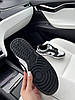 Жіночі кросівки Nike Dunk Low Retro black and white кеди Найк Данк Лоу чорно-білі шкіряні весна осінь, фото 8