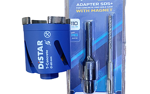 Коронка алмазна для бетону DiStar САСС 68x65-4xМ16 з магнітним тримачем