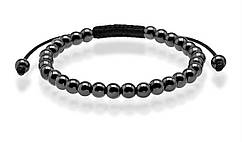Чоловічий браслет Гематит темний