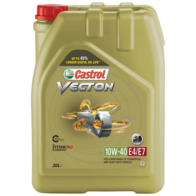 Моторне мастило Castrol Vecton 10W-40 E4/E7 20 л.
