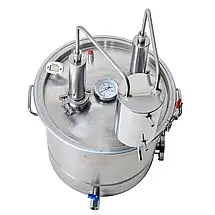 Домашній дистилятор 70л для приготування міцних напоїв подвійної перегонки "Чумак", фото 2