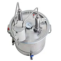 Електродистилятор домашній економний 50л. "Чумак" для подвійної перегонки , ТЕН 3 кВт, фото 5