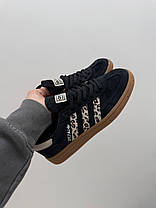Жіночі Кросівки Adidas Spezial Handball Black Leopard Beige / Адидас Спешл Гандбол Леопард Чорні з Бежевим, фото 6