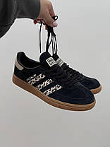 Жіночі Кросівки Adidas Spezial Handball Black Leopard Beige / Адидас Спешл Гандбол Леопард Чорні з Бежевим, фото 3