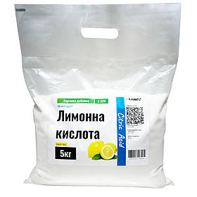 Лимонна кислота ТМ Клебріг 5 кг Харчова добавка Е 330