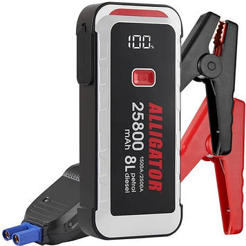 Бустер пусковий пристрій 1500A/2500A ALLIGATOR Jump Starter JS847 джамп стартер для запуску авто