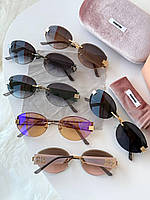 Стильні безправні сонцезахисні окуляри