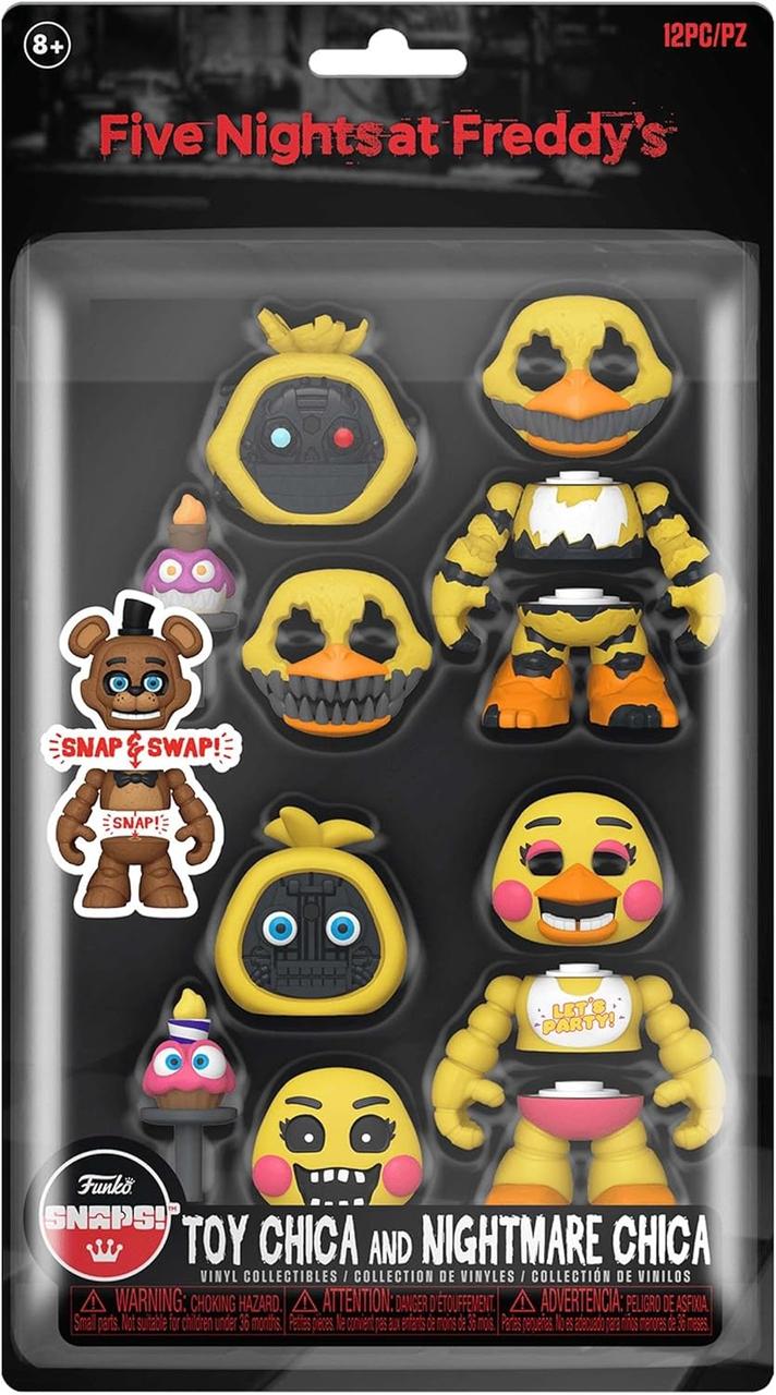 Фігурки 5 ночей з Фредді Funko Five Nights At Freddy's (FNAF) Snaps: Nightmare Chica the Chicken
