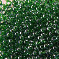 709-10/0-56120 Бісер Чехія (глазурований, зелений темний) 10гр, фото 1